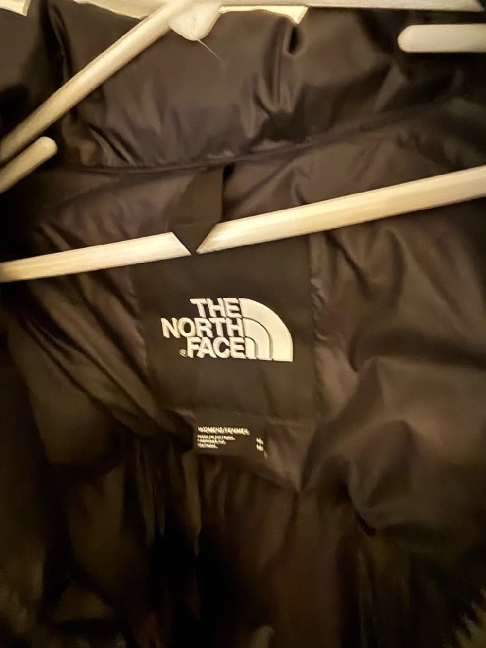 The North Face Black Cropped Down Puffer Jacket - Picture 2 of 5
